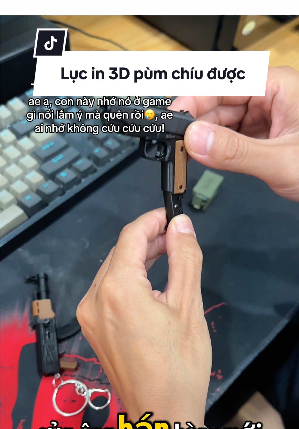 Lục in 3D #3dprinting #mayin3d #dochoi #xuhuong #game 