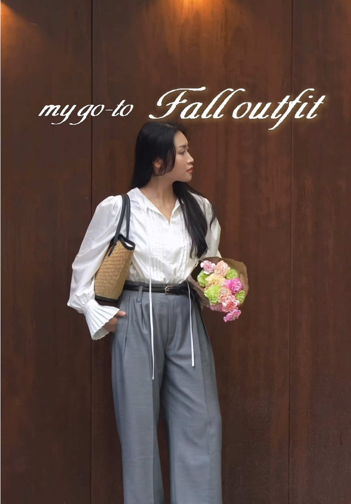 My go-to fall outfit with @Dotdotgem Store 🌷 #mieunuongg #fitcheck #dotdotgem #OOTD 