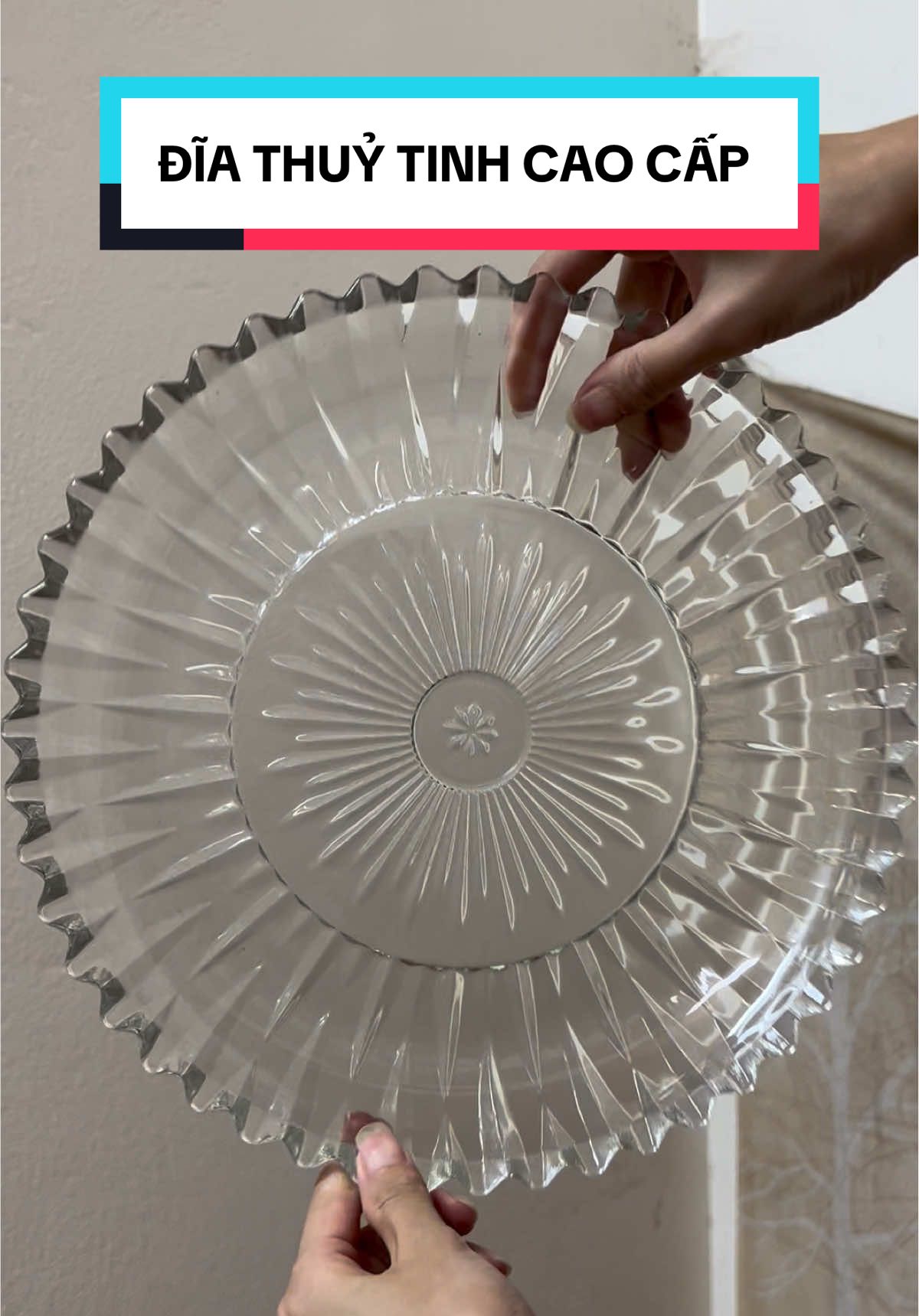 Đĩa thuỷ tinh cao cấp #diathuytinh #dia #khaythuytinh #viral #xuhuongtiktok 