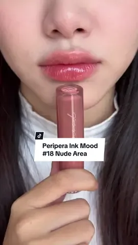 Một chiếc son màu nude siêu xinh đến từ nhà Peripera #peripera #inkmoodglowytint #18nude #makeuptutorial #sondep #son #watertint #meolamdep 