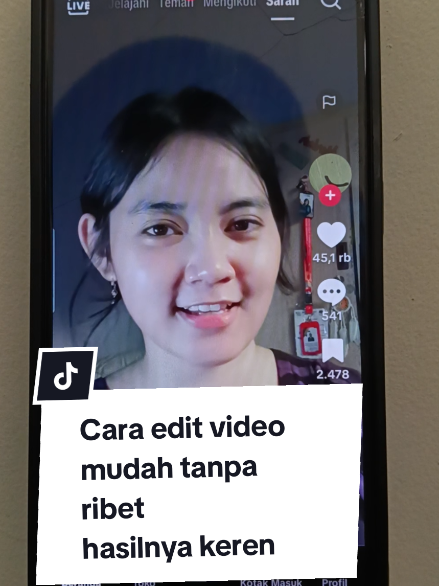 cara edit video mudah tanpa berbayar hasilnya keren  #creatorsearchinsight  #videokeren  #fyp 