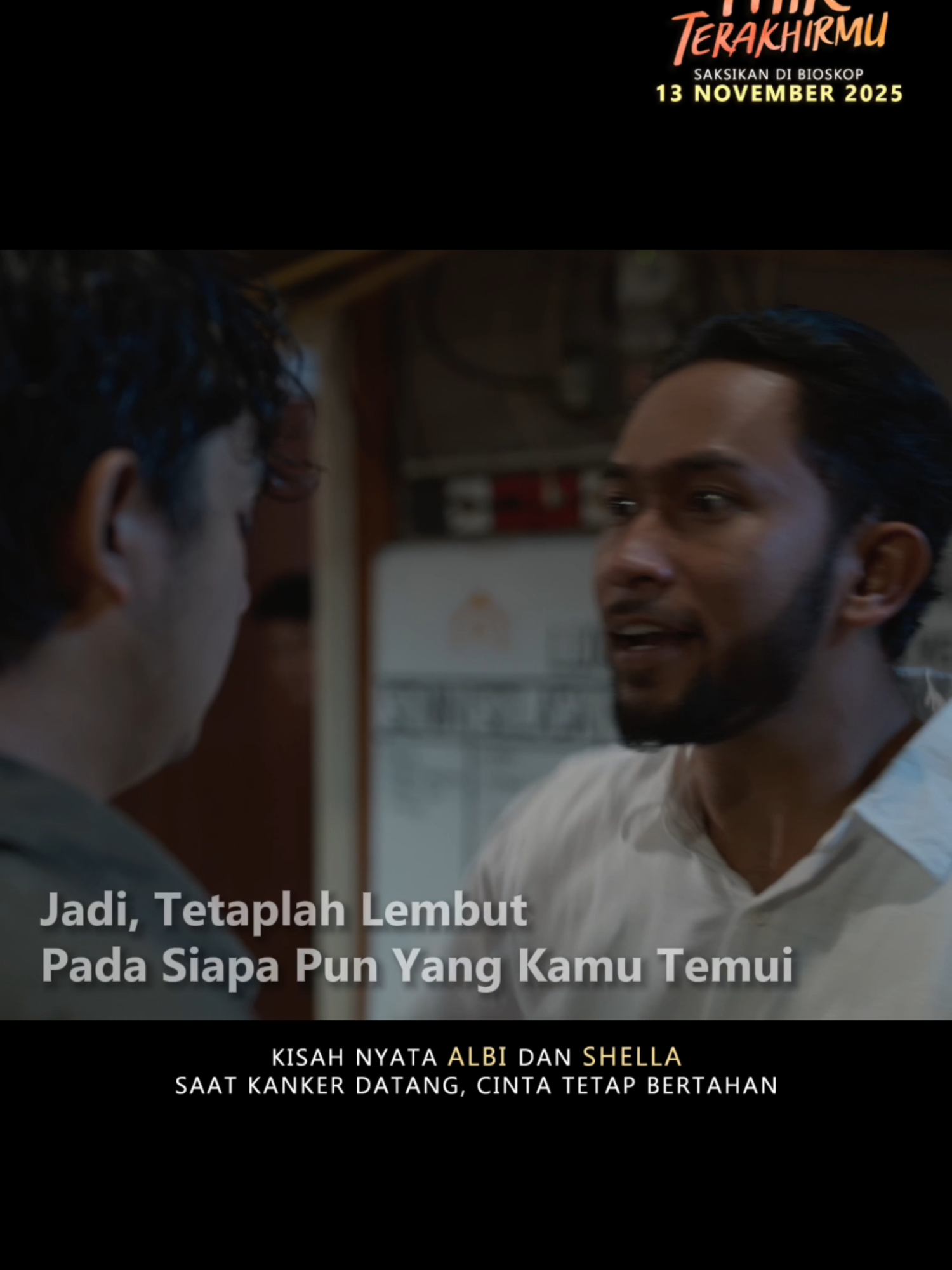 Nggak semua yang keliatan bahagia lagi baik-baik aja. Makanya, yuk sama-sama belajar buat lebih peka & berempati 💛 ✨ Sampai Titik Terakhirmu ✨ Kisah Nyata Albi & Shella Saat Kanker Datang, Cinta Tetap Bertahan Tayang 13 November 2025 di bioskop‼ #SampaiTitikTerakhirmu #FilmSampaiTitikTerakhirmu #LytoPictures #Kesetiaan #Kehilangan #ShellaSelpi #AlbiDwizky #STTM #AlbiShella #tiktoktainment #fyp