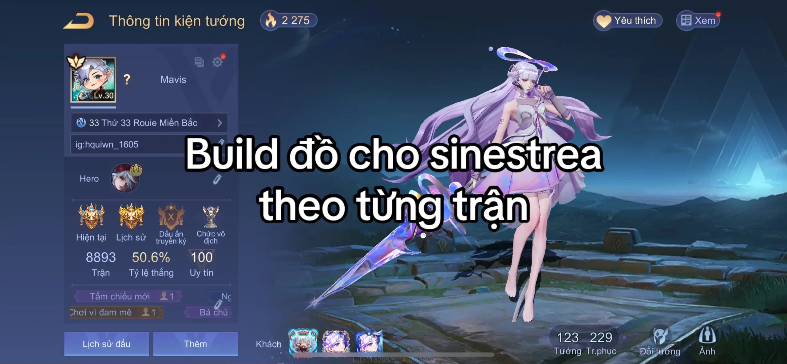 Có gì sai cót cm góp ý cho t nha 🥰 #lienquanmobile #contentcreator #xh #sinestrea #garenalienquan 