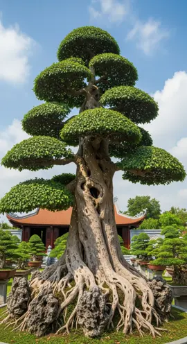 Uống trà đàm đạo ngắm cây thì hết bài nhỉ#bonsai #fyp #caycanh #xuhuong #nhadep 