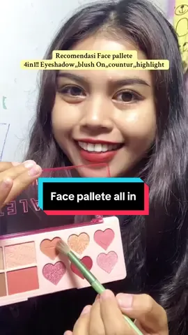Recomendasi all in Face pallete!!! #pinkflash #pinkflashbeauty #facepallete #ohmylove #promoguncang1111 