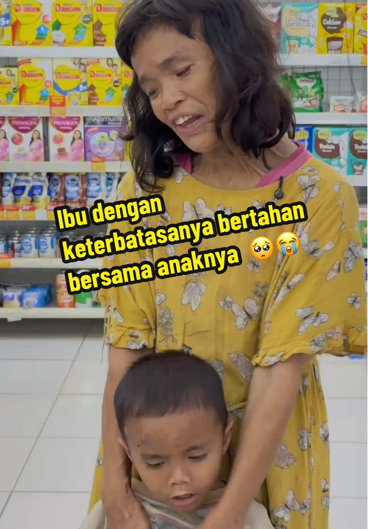 ibu mariana yang kuat bersama anaknya 🥺😭 #fyp #trending 