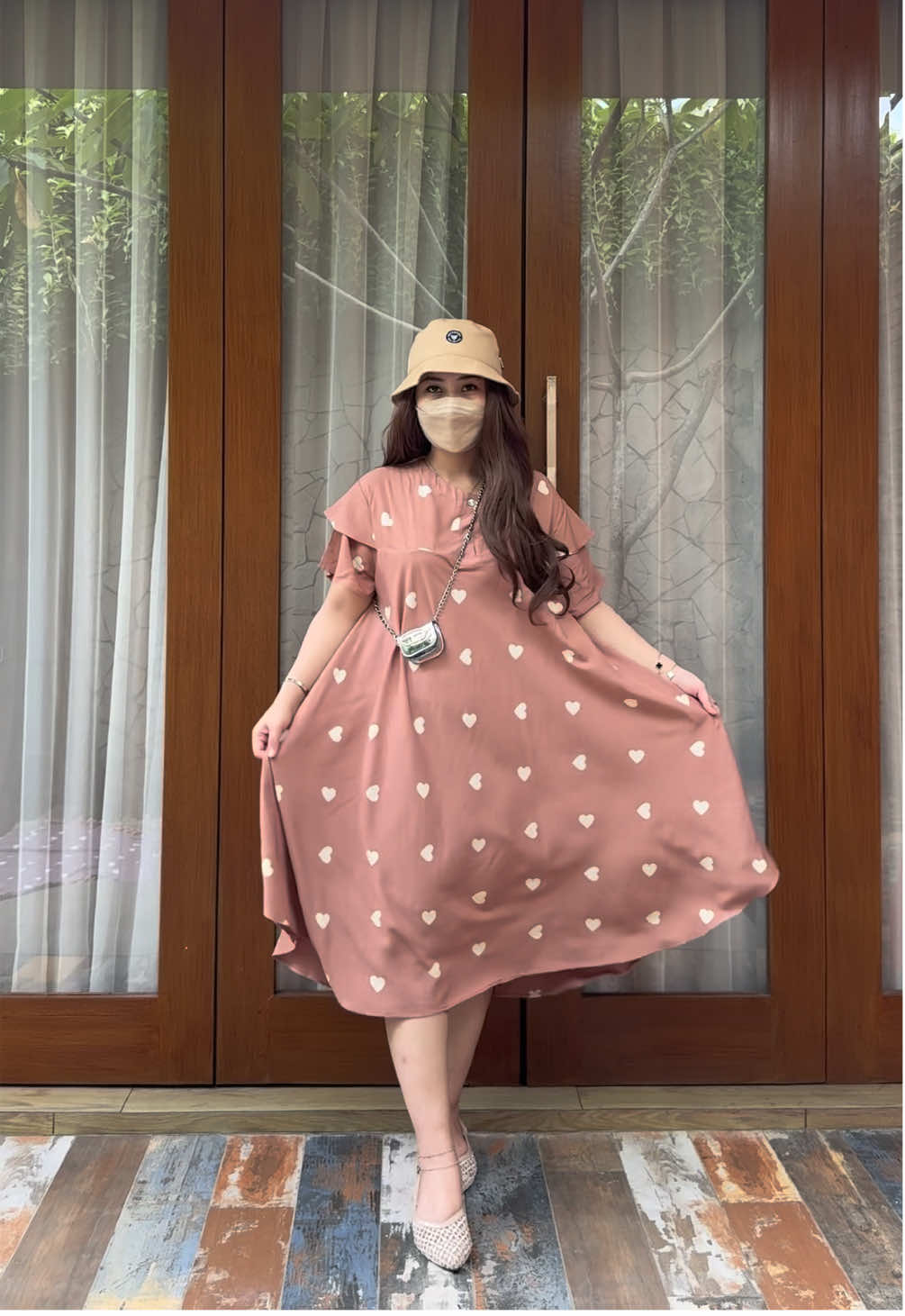 Daster Payung Klok Love yg dicari-cari sudah ready stock, cuss co sebelum kehabisan 😍 Ld120 Pb110 muat bb40-85kg🔥🥰 #fyppppppppppppppppppppppp #soundviral #dasterkekinian #dasterviral #luvema 