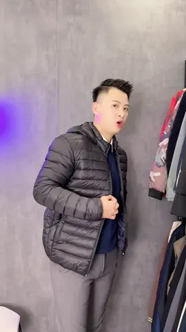 Áo phao siêu nhẹ 2025 Nam Mens