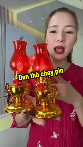 Đèn thờ chạy pin nhé các bác #giadungtienich #hanglinhxinhxinh #đentho 