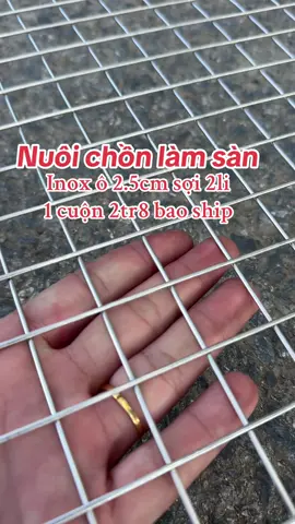 Lưới inox làm sàn nuôi chồn #luoichongri #inox304 #nuoichonhuong #chonhuonggiong #chonhuongvietnam 