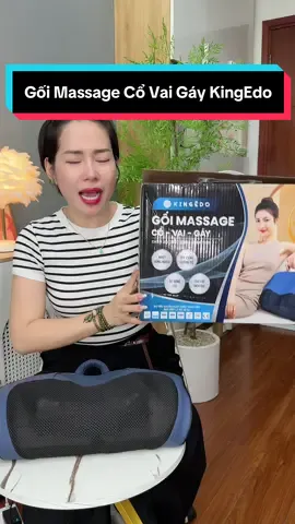Gối Massage Cổ Vai Gáy KingEdo KN23 - Máy Mát Xa Toàn Thân Nhiệt Hồng Ngoại -Chuyên Sâu Cho Cổ, Vai, Gáy, Lưng, Đùi, Chân Quà Tặng Cho Bạn Bè, Người Thân #maymatxa #maymassgecovaigay #kingedo #cindythuyttichcuc #viral 