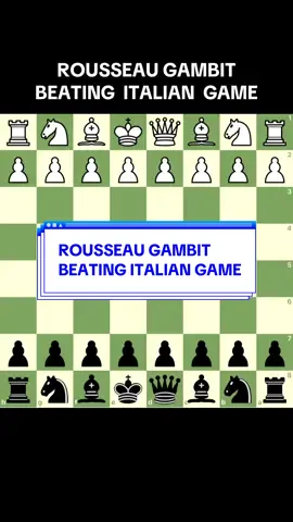 #rousseaugambit #chesstrap #chessopening #chesstactic #chessusa 