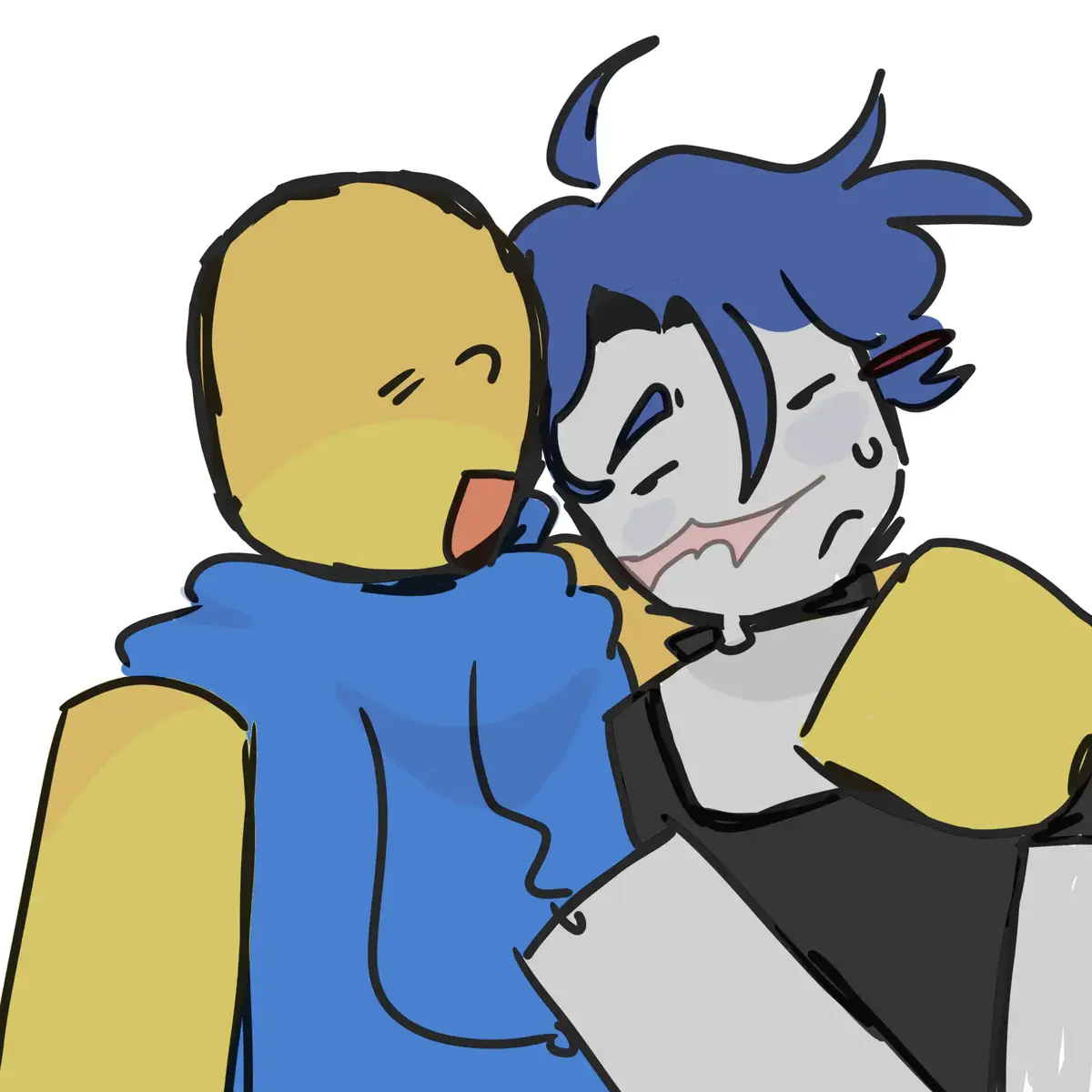 My friend rarepair <3 #forsakenroblox #forsaken #guest #guest1337 #noobxguest1337 