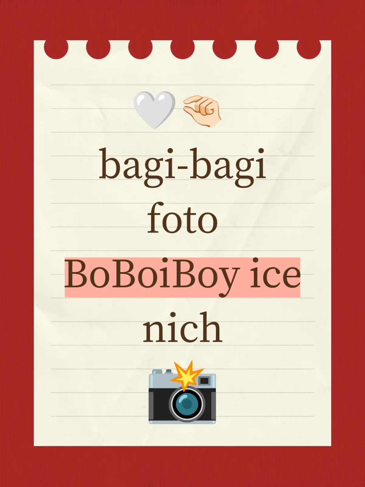 ambil ajaa #fyp #boboiboy #ice #foto #bagibagi 