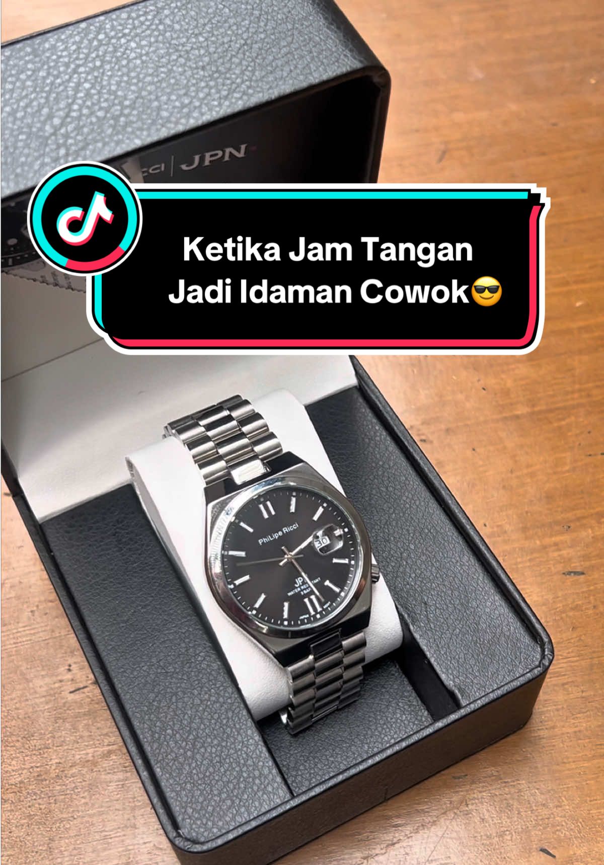Jam tangan idaman emang bikin lo pede. Langsung cek keranjang kuning! #fyp #jamtanganpria #philipericci 