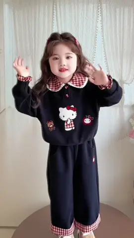 Sét bộ thu đông hoạt tiết helo kitty chất ải nỉ cho bé gái từ 8-24kg #thudongchobe #thudongbegai #thinhhanh #xuhuongtiktok #thinhhanhtrend 