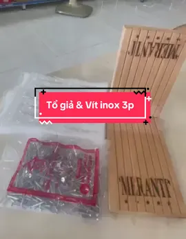 𝐓𝐎̂̉ 𝐆𝐈𝐀̉ 𝐌𝐔́𝐓 𝐍𝐄̣̂𝐌 👉 Công dụng: - Gắn lên thanh gỗ làm tổ trong nhà mới, tạo chổ ở chim yến vào thăm nhà và ở lại. - Tác dụng phụ giúp chim đực hoàn thành tổ sơ khai sớm, để có thể giao phối càng sớm càng tốt. Nếu chim làm tổ trên tổ giả, nó chỉ cần làm 1 lớp màn mỏng là có thể mời chim cái về và giao phối rồi. Thay vì mất 2 tuần, nó chỉ mất 2 ngày. Vì vậy tổ giả góp 1 phần thu hút chim ở lại làm tổ và nhanh trở thành Thành Viên của nhà mình.  👉 Quy cách đóng gói: Lốc 20 cái 𝐕𝐈́𝐓 𝐈𝐍𝐎𝐗 𝐃̵𝐎́𝐍𝐆 𝐆𝐎̂̃ 𝟑𝟎𝟒 👉 Quy cách đóng gói: bịch 1 ký ( khoảng 440 vít) ---------------------------------------- 📥 INBOX ĐẶT HÀNG NGAY HÔM NAY  🏠 Địa chỉ: C11-L60, ĐƯỜNG 3/2, P. RẠCH GIÁ, AN GIANG #togia #vitinox #AudaxVietnam #NhaYenThanThi 