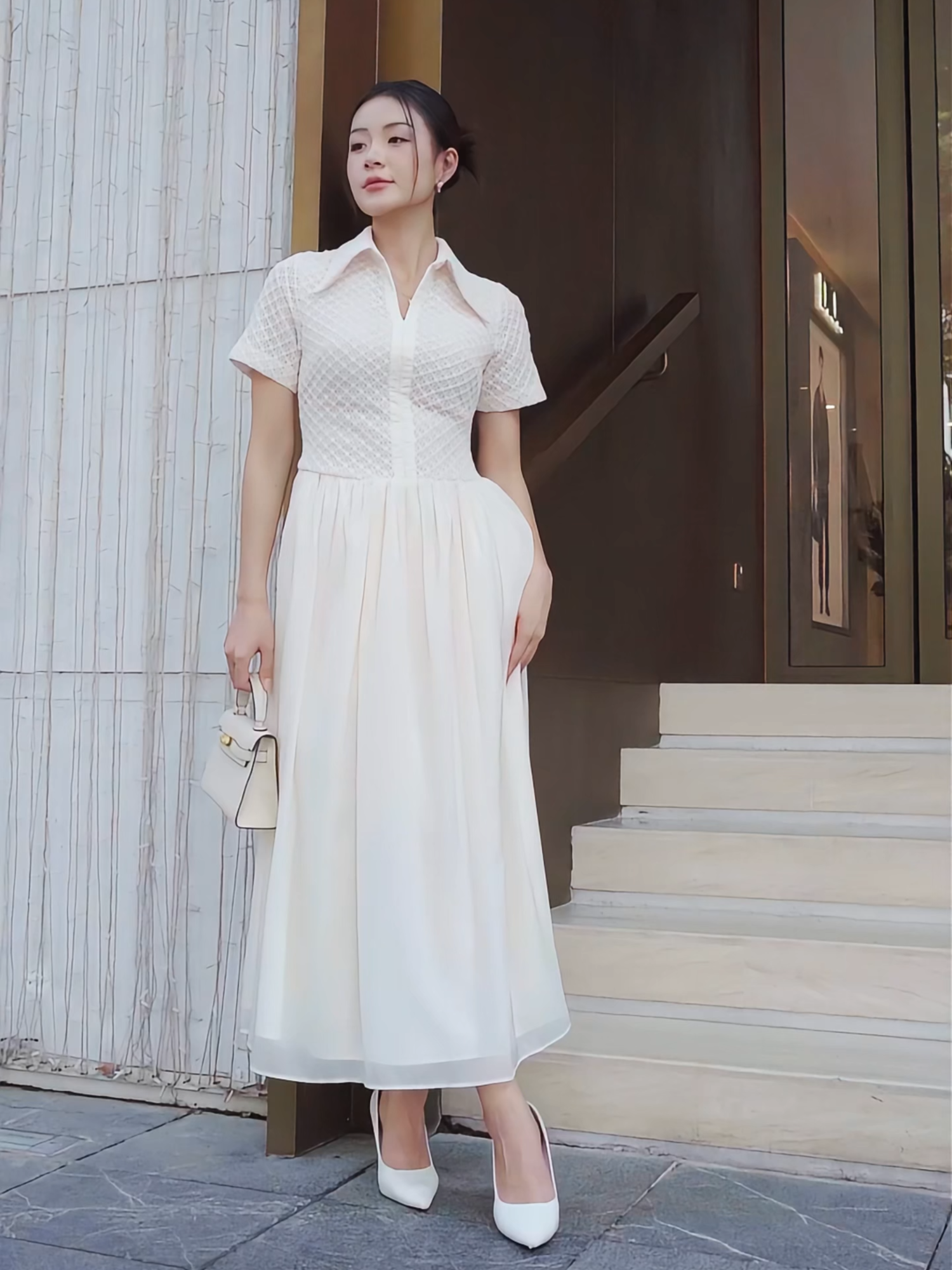 ✨ Sự thanh khiết trong dáng vẻ quý phái ✨ #cchat #tiktokviral #thoitrangnu #vayxinh #tiktokvideo