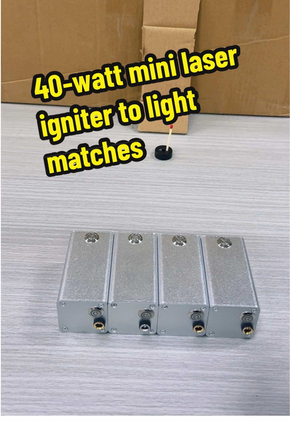 40-watt mini laser igniter to light matches#TikTok #laserigniter #laser #light #DIY 
