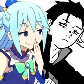 fun fact the Re: Zero author Tappei Nagatsuki said Subaru would fall in love with Aqua if he went to the KonoSuba world According to Nagatsuki believes Subaru would be drawn to Aqua, as she embodies the author's tastes, and he would want to live with her under the same roof #rezero #konosuba #subaru #aqua #anime 