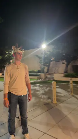 Deer in the headlights #halloween #deer #halloweencostume #couple #fyp 