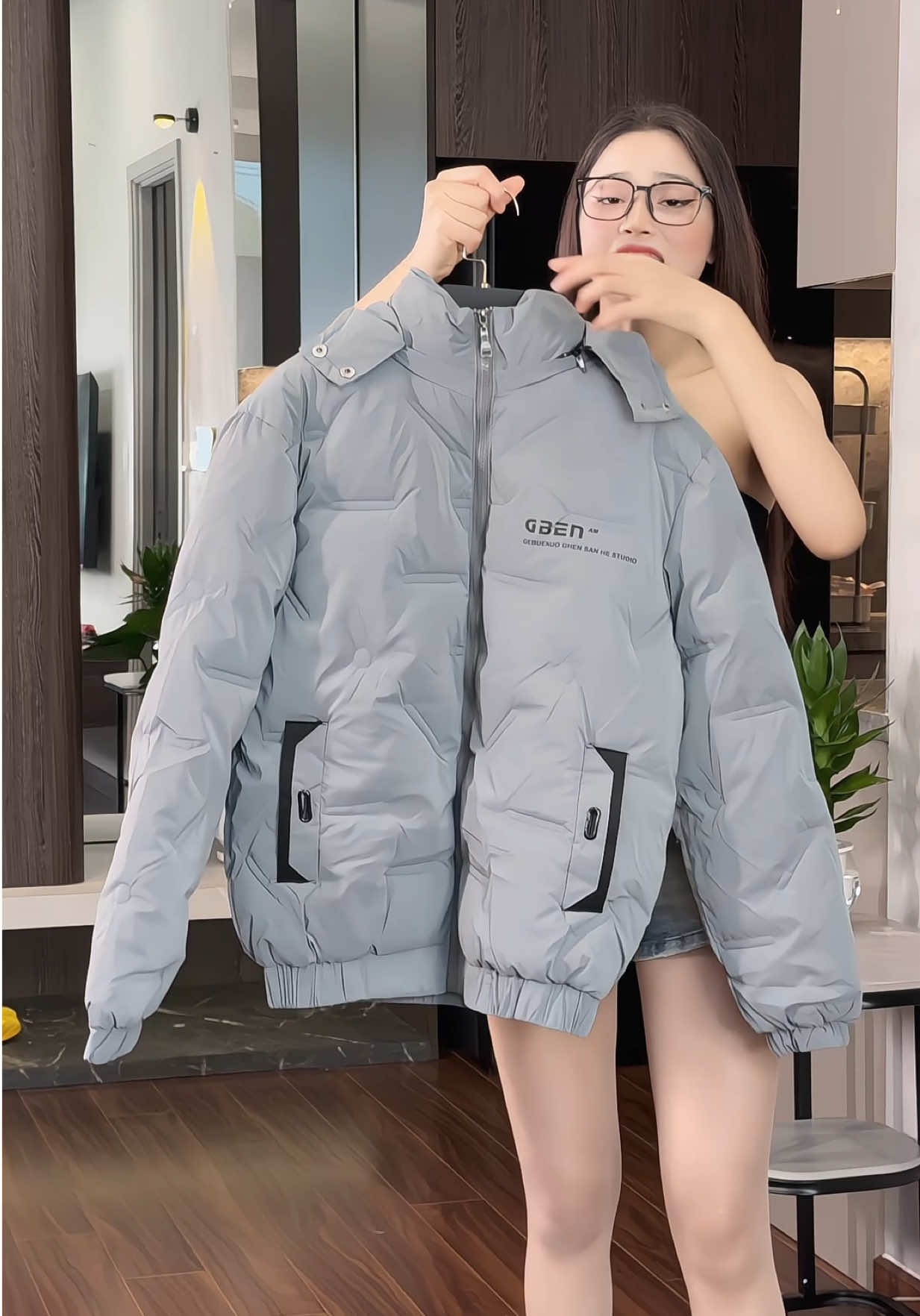 Áo phao có mũ thu đông #aophao 