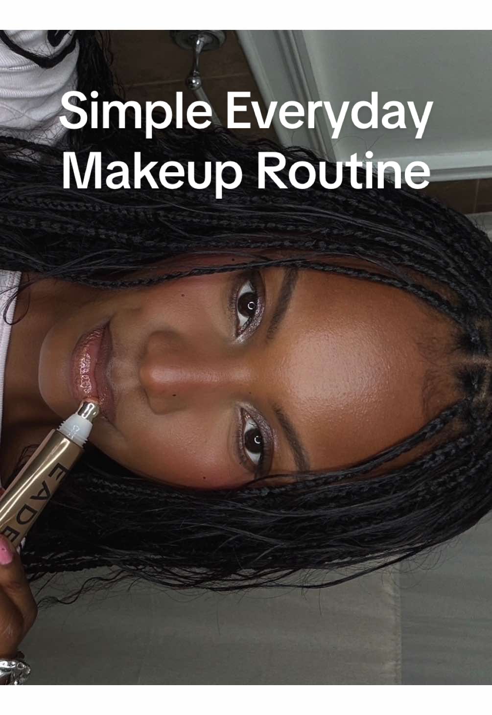 Plot twist: I was actually on time 🙂‍↔️  Products:  Bronzer: @Saie Sun Melt Natural Cream Bronzer “Deep Bronze “ Bronzer Brush: @Fenty Beauty Cheek Hugging Bronzer Brush 190 Concealer: @Natasha Denona Hy-Glam Brightening & Hydrating Medium to Full Coverage Crease Proof Serum Concealer P7 & NP14 Foundation: @Westman-Atelier Face Trace Cream Contour Stick Cream Blush: @rhode skin Pocket Blush Buildable Hydrating Cream Blush “Toasted Teddy” Powder Blush: @Patrick Ta Beauty Major Headlines Double-Take Crème Duo“She’s Flushed” & @Haus Labs  “Dragon Fruit Daze “ Eye Shadow: NATASHA DENONA  Mini Eye Sculpt Eyeshadow Palette Eyeliner + Freckles: @Lancôme  Idôle Ultra-Precise Felt Tip Liquid Eyeliner “Syrup Brown” Under eye brightening powder: @Pat McGrath Labs  Skin Fetish Sublime Perfection Blurring Under Eye Powder “Pink”  Lip liner: @Anastasia Beverly Hills “Malt” & @makeupforever “612” Gloss: @EADEM Le Chouchou “Croissant au beurre”  Top: @Cou Cou Intimates The Rina Long Sleeve  @sephora @Ulta Beauty  #beautyugc #ugccontentcreator #ugcbeauty 