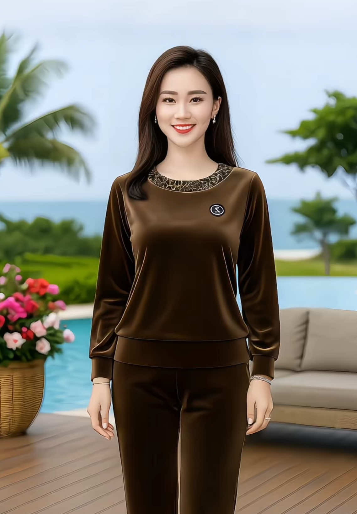 ✨ Bộ Nhung Phối Beo Sang Trọng – Mềm Mịn, Tôn Dáng, Đa Dụng ✨  @Tiểu Anh Anh 68  @Tiểu Anh Anh 68  @Tiểu Anh Anh 68 #leoxifashion #aonhungnu #boquandaithoitrang #phoiBeoSangTrong #thuncoGian4Chie