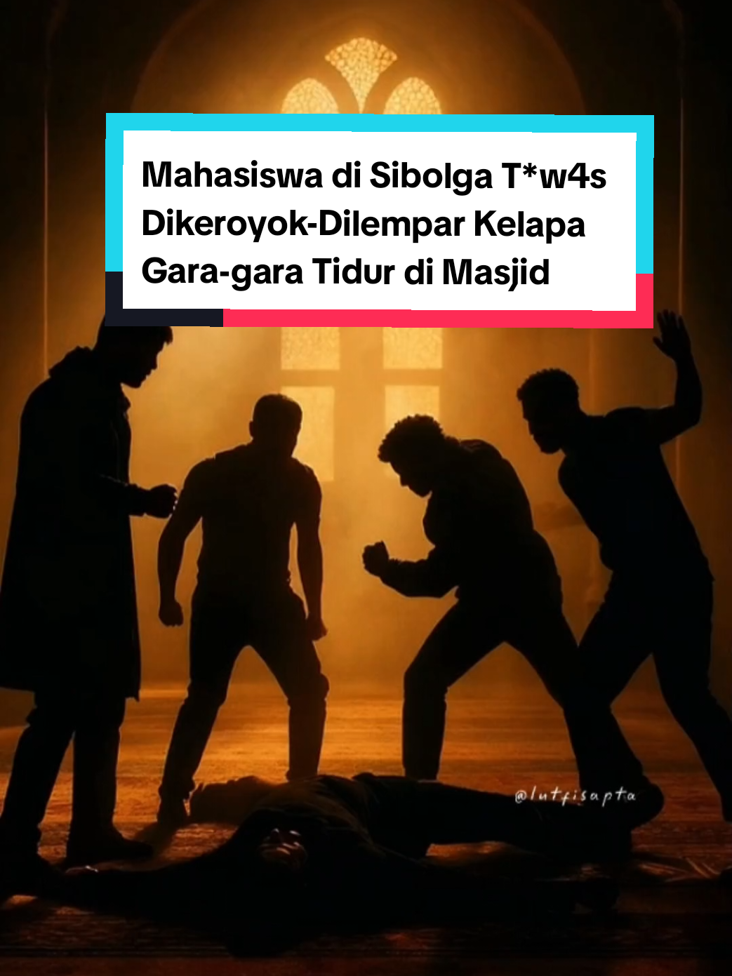 Mahasiswa di Sibolga Dikeroyok Dilempar Kelapa, Gara-gara Tidur di Masjid #foryoupage #foryou #fyp 