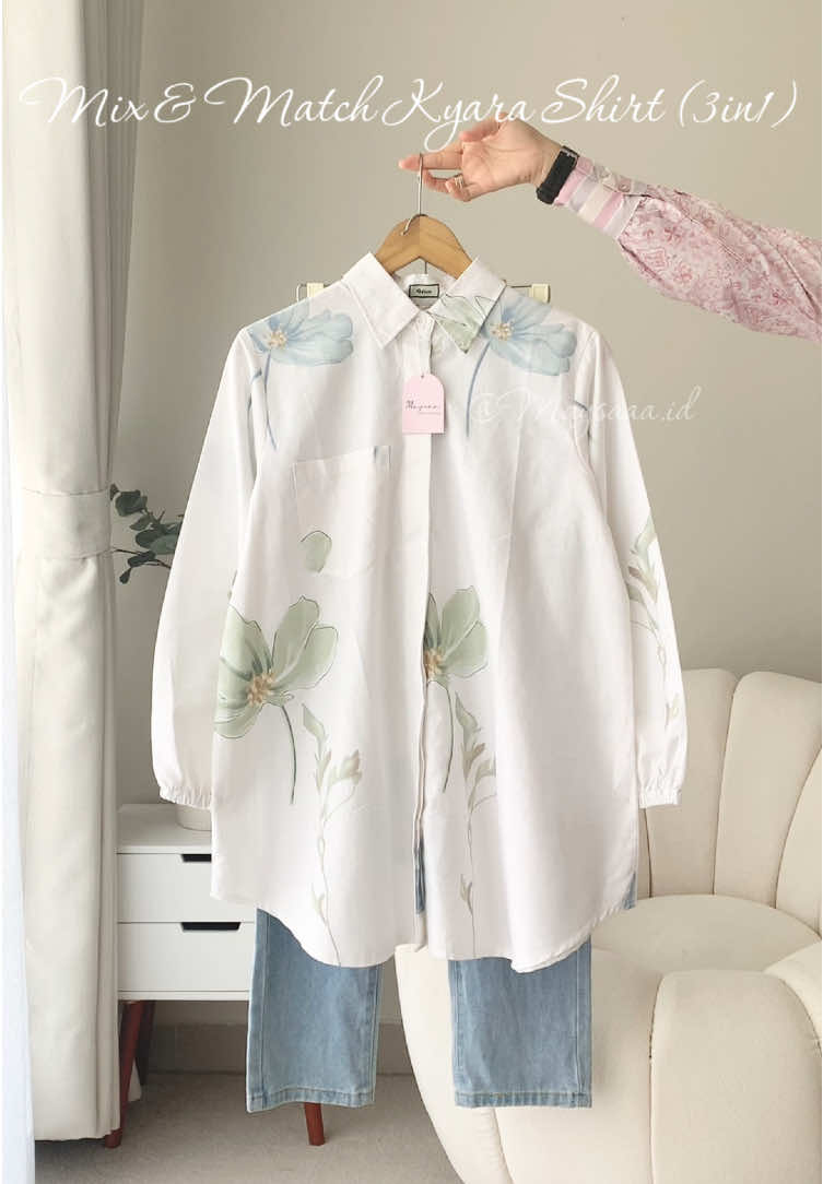 Mix & Match Kyara Shirt…. #mixandmatch #setelanwanita #mixandmatchfashion #ootdfashion #fyppppppppppppppppppppppp 
