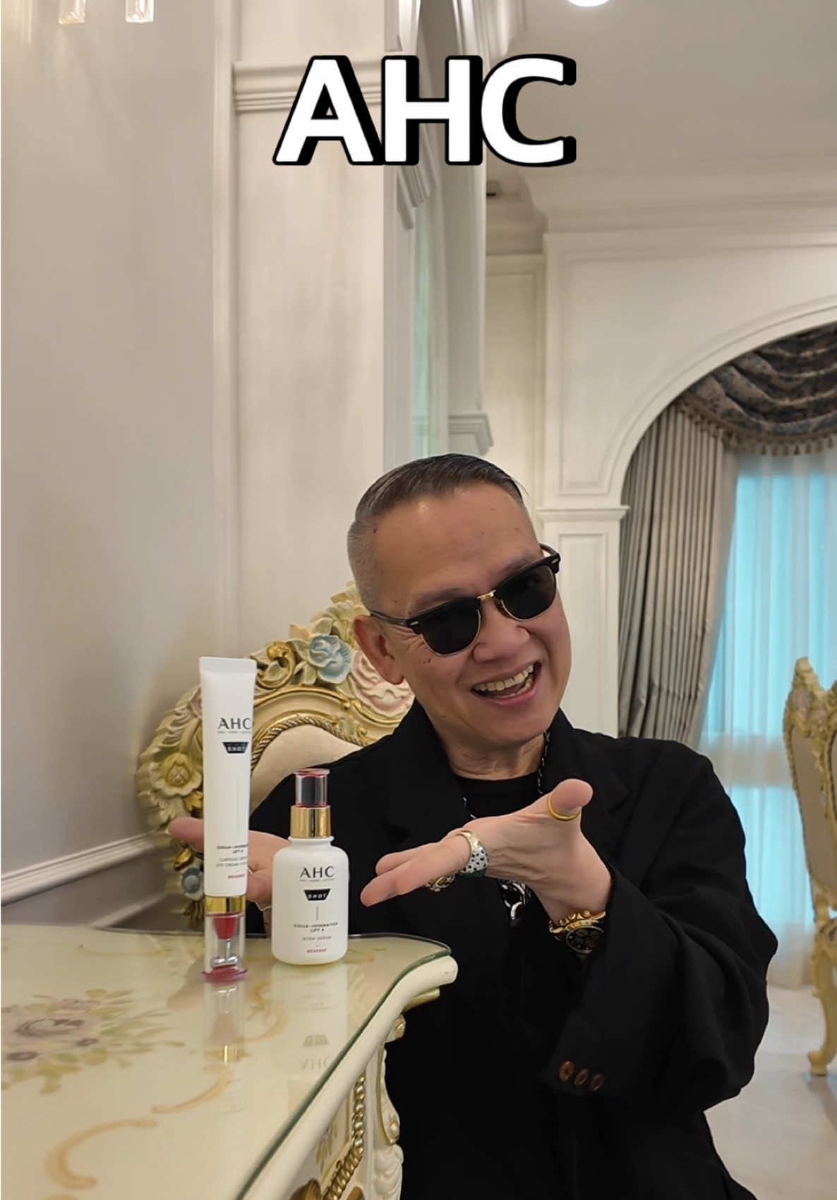 #ป้าตือ @TUESLOVE STYLE @AHC Store TH #ครีมตาหน้าลิฟท์ #AHCproSHOT #AHCthailand #เรื่องดีๆของป้ามีทุกวัน