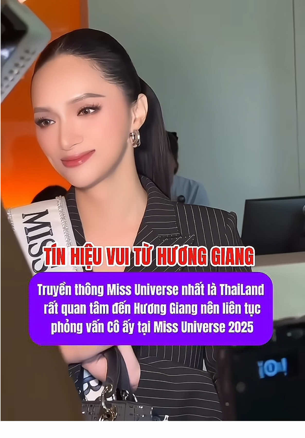 Hương Giang được truyền thông Quốc tế săn đón #huonggiang #the74thmissuniverse #missuniverse2025 #missuniverse #vkai2609 