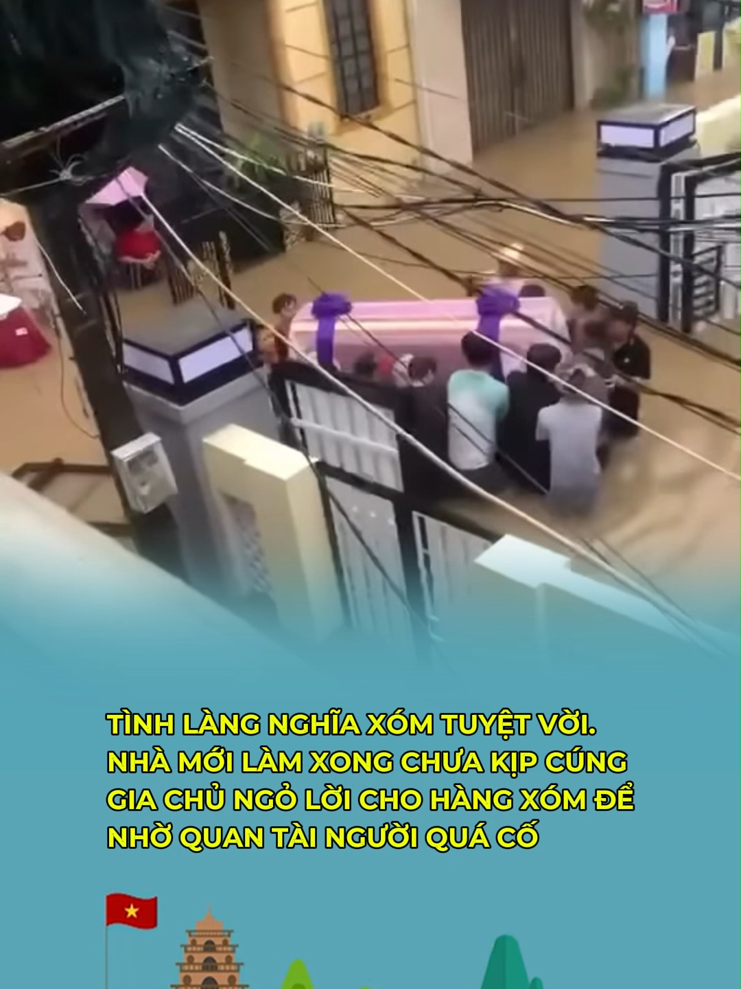 Những lúc khó khăn cùng cực mới thấy… ấm lòng hàng xóm láng giềng 🥺 #allaboutvietnam #news #xuhuong #damtang #mientrung #lulut #hangxom #tinhnguoi