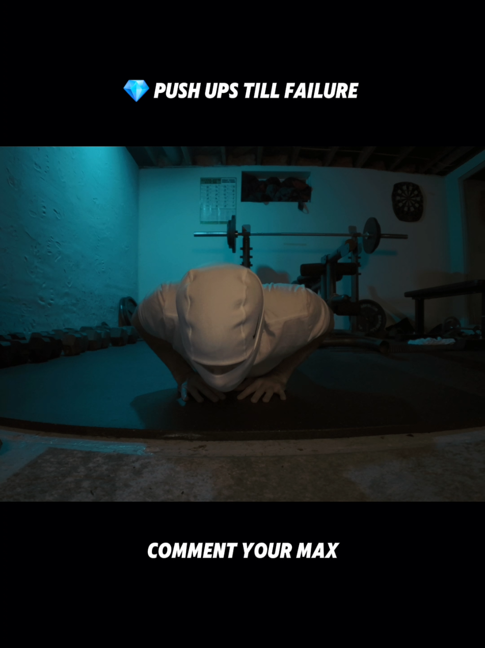 Diamond 💎 push-ups till failure  #motivation #strength #diamondpushups #pushupchallenge #muslimtiktok 