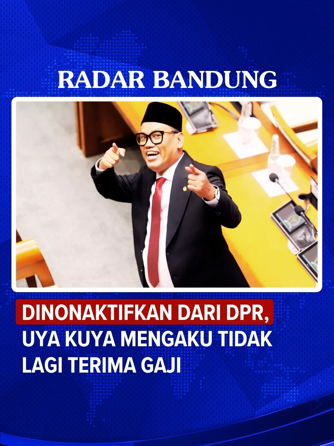 Presenter sekaligus politikus Uya Kuya mengungkapkan bahwa dirinya tidak lagi menerima gaji sejak dinonaktifkan sebagai anggota DPR sekitar dua bulan lalu. Penonaktifan tersebut terjadi setelah ia diprotes warga akibat video joget di gedung parlemen. Editing video: Jajang Permana Voice over: Dewi Handayanti #RadarBandung #UyaKuya #AnggotaDPR #Dinonaktifkan #KegiatanSosial #PAN