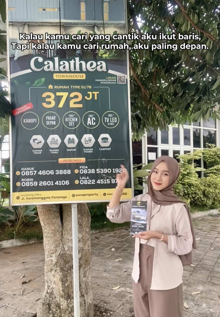 Calathea Town House ajaa😍 #CalatheaTownHouse #ponorogo24jam #rumahminimalis  #rumahimpian #perumahan 
