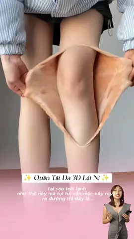 mặc váy không lo lạnh ùi 🤩 #quantatda #quantatlotlong #quantat3d #meowxinhshop22 #outfit #fyp #xuhuong #reviewquanao 