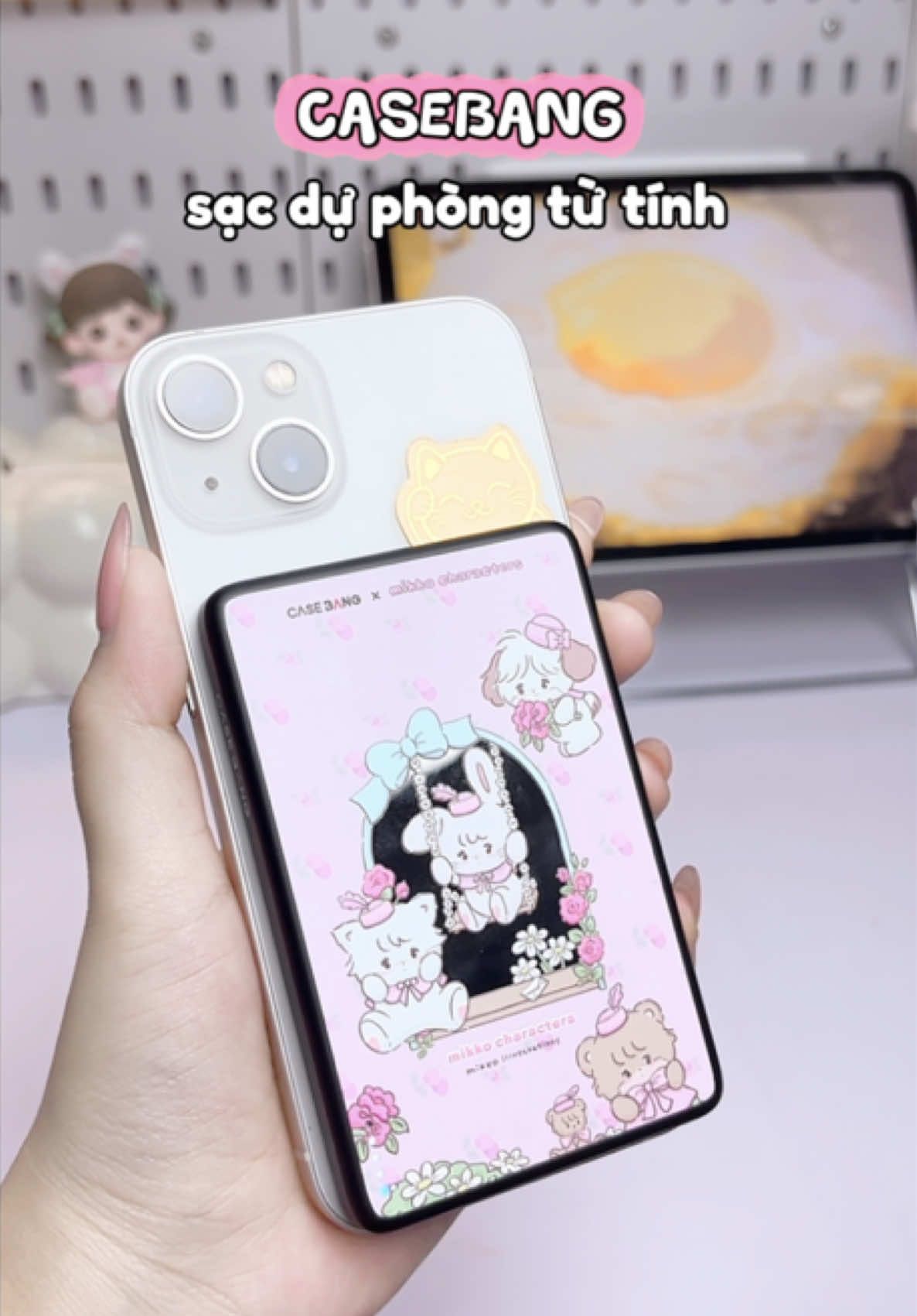 Sạc Dự Phòng Từ Tính Xinh lắm lun 💞 #casebang #sacduphong #sacduphongkhongday #lin203 #fyp 
