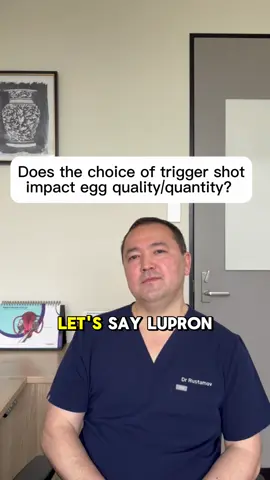 Does the choice of trigger shot impact egg quality/quantity in IVF egg retrieval? #ivf #ttc #eggretrieval #hcg #infertility 