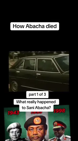 How Sani Abacha died 