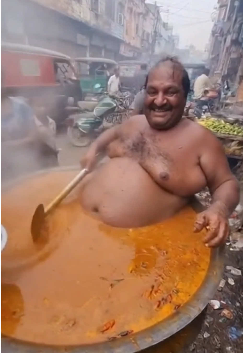 Most unhygienic street food in India💀#soraai #ai #indianfood #funny #unhygienicfood 