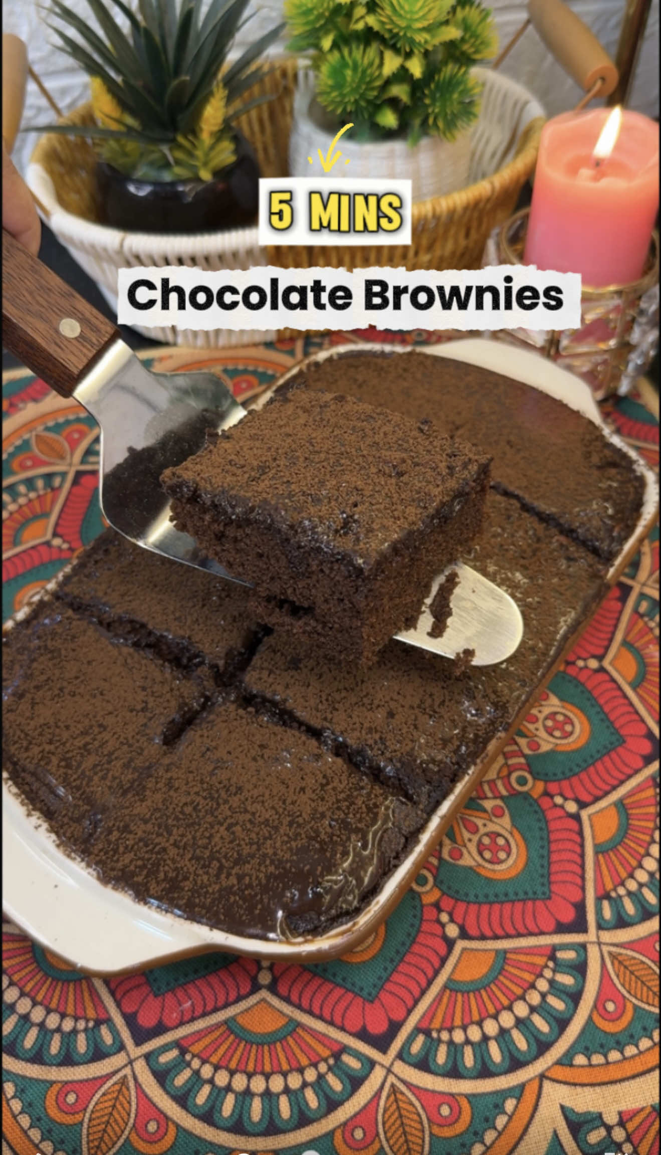 1 Million Views! 💥 Thank you all for the love & support 🥺💖 Fudge Brownie Cake In Microwave | 5 Minutes Recipe #microwaverecipes #5minrecipe #brownies #browniesofinstagram #fyp 