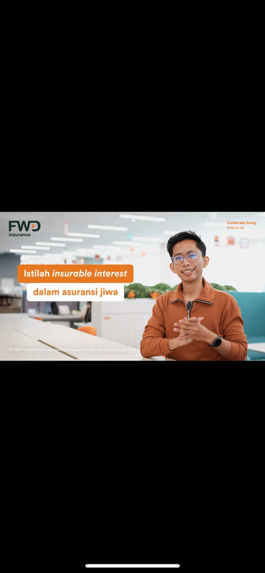 Banyak orang masih bingung soal apa itu insurable interest. Padahal ini salah satu dasar penting dalam asuransi yang bisa bantu kamu tahu kenapa sesuatu layak untuk dilindungi. Daripada nebak-nebak, yuk tonton videonya dan pelajari dengan cara yang mudah dimengerti. Kunjungi fwd.co.id untuk tahu lebih banyak tentang perlindungan yang sesuai dengan kebutuhan dan gaya hidup kamu. #FWDCelebrateLiving #FWDPlayMyWay #FWDInsurance #FWDIndonesia 