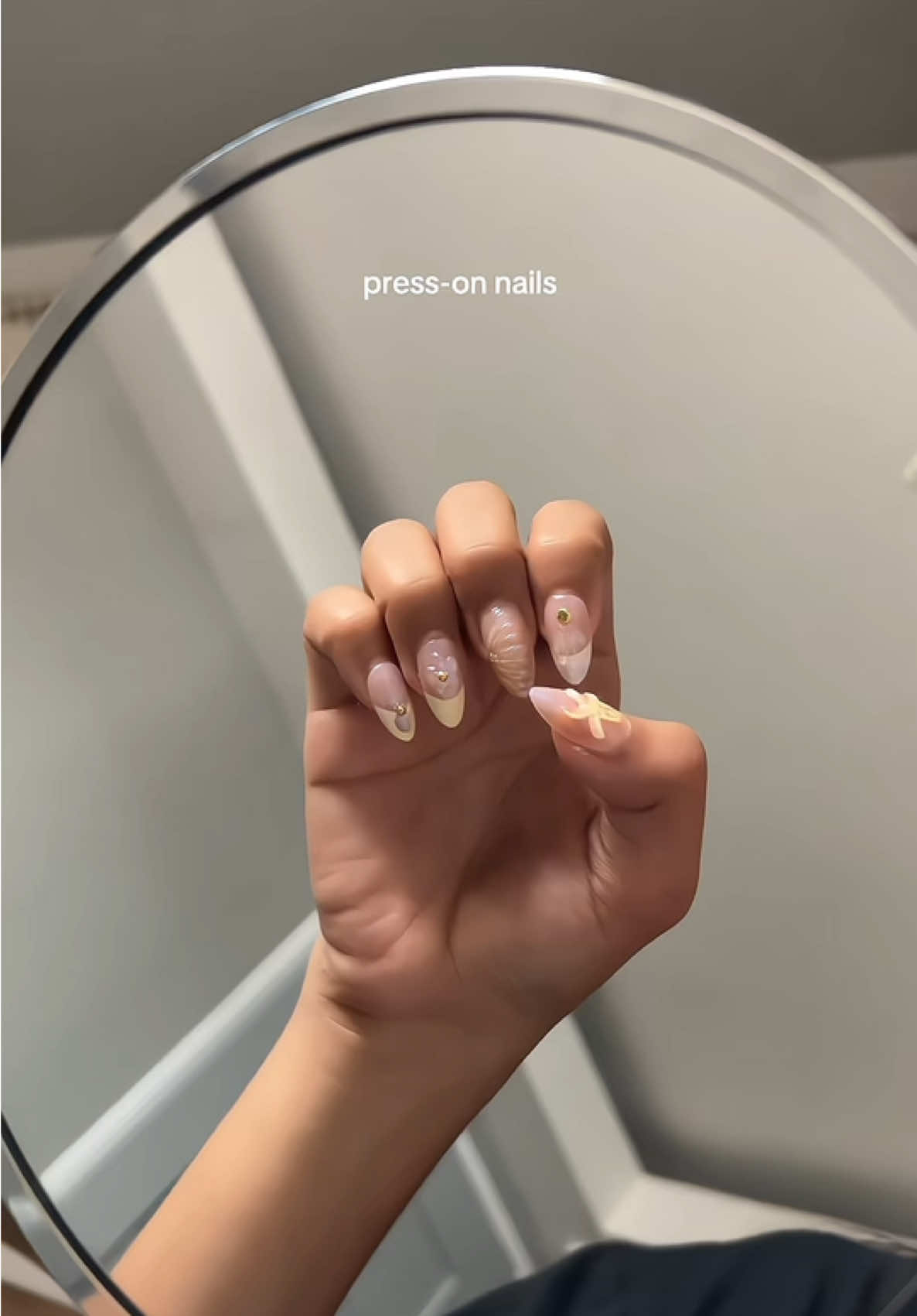 99 pesos press on nail #pressonnails #fyp #fakenails #nails 