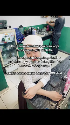 kalo uji wong tuh ado bagiannyo galo #galau #cafepalembang 