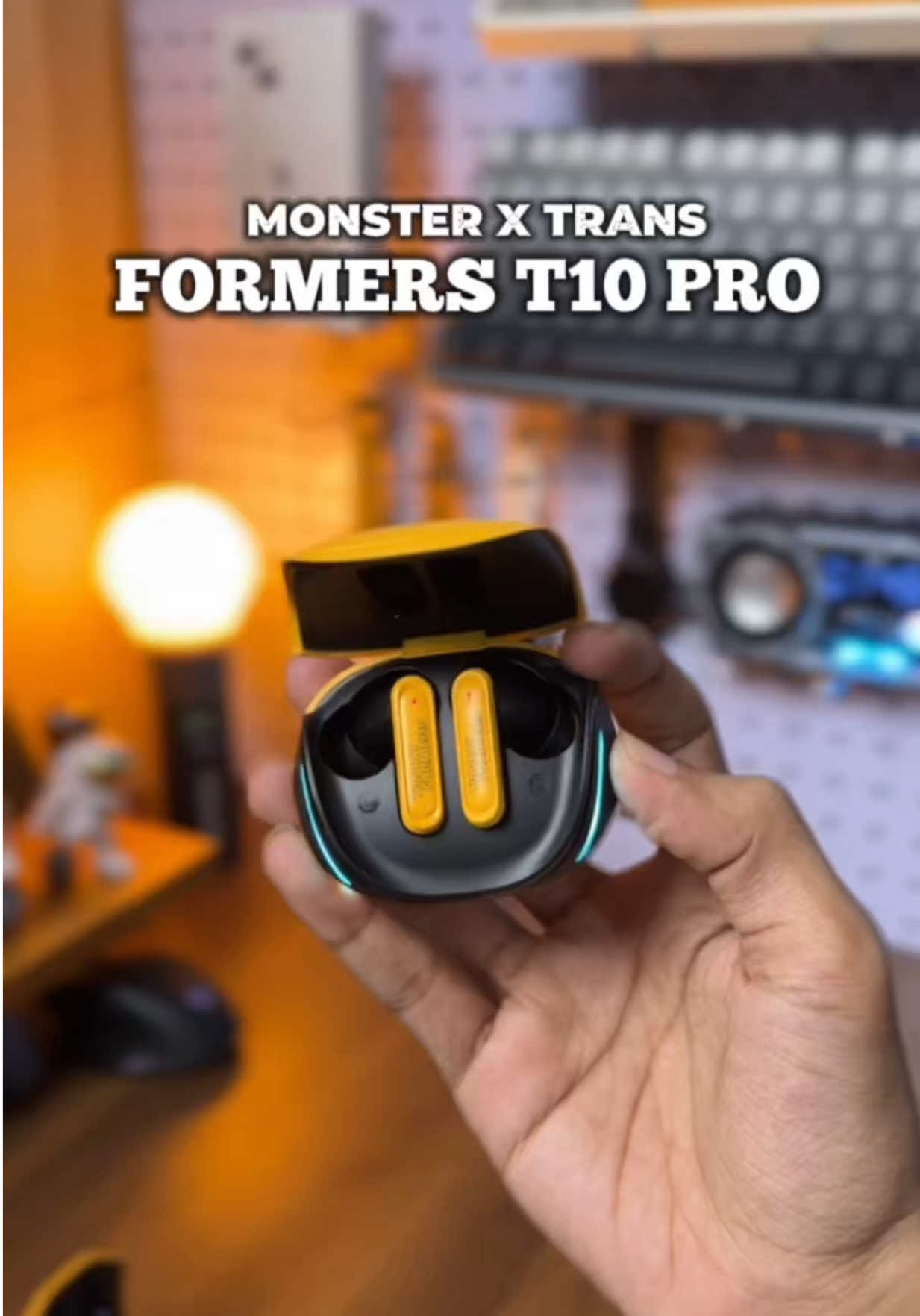Tf t10 biasa aja udah bagus apa lagi tf t10 pro ya gak 🔥 #tws #twsgaming #earphone 