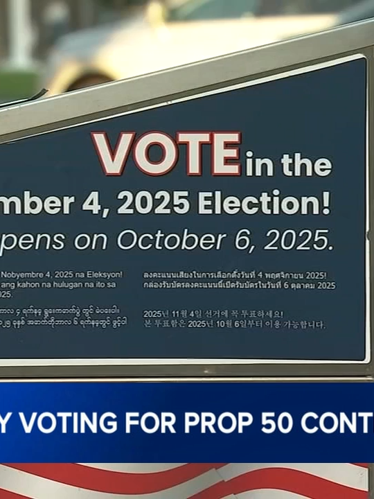 On Tuesday, voters up and down California will head to the polls to answer one question: Prop. 50. At San Francisco City Hall, there was a steady stream of voters Sunday afternoon. #election #voting #vote #prop50 #california #abc7news