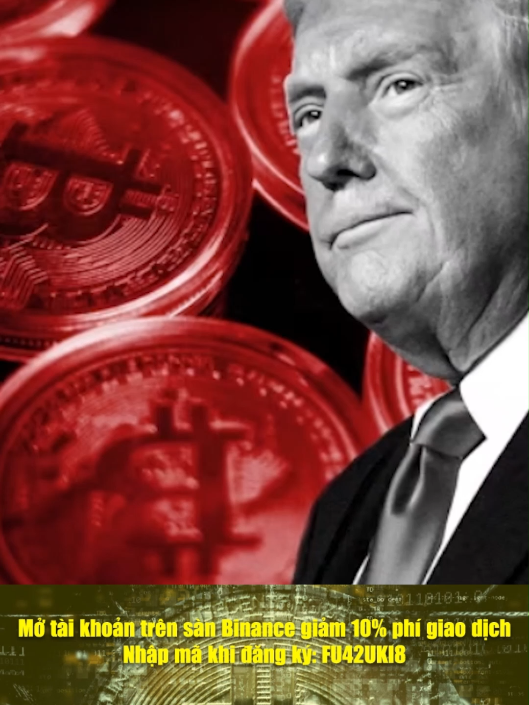 Bitcoin rơi tự do xuống 107K USD, sau phát ngôn gây sốc của Trump! #bitcoin #crypto