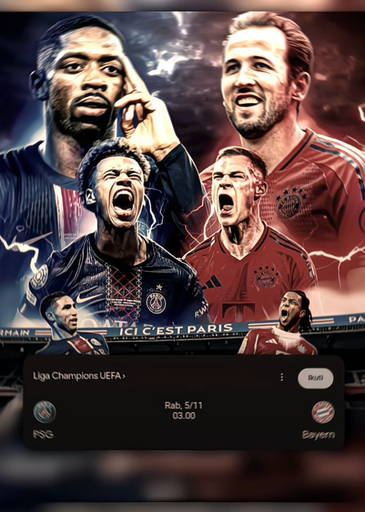 pertemuan dua raksasa jerman dan raksasa prancis 🥶💀🔥 Prediksi skor cuyy ‼️🔥 #bayernmunich #psg #championsleague #footballtiktok #fyp 