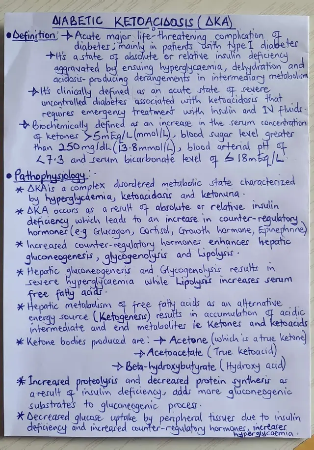 Diabetic Ketoacidosis(DKA): Definition and Pathophysiology. #creatorsearchinsights 